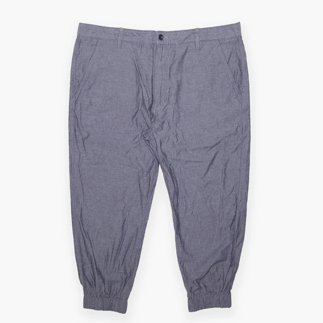 Pantaloni da uomo LEVI'S a polsini blu regolari tessuti dritti cotone W40 L25