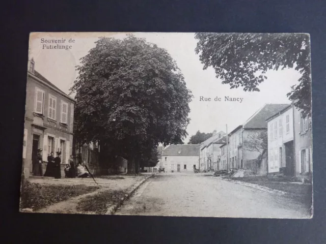 PUTTELANGE Puttlingen Moselle CPA 57 Gruss aus ... souvenir de ... Rue de nancy