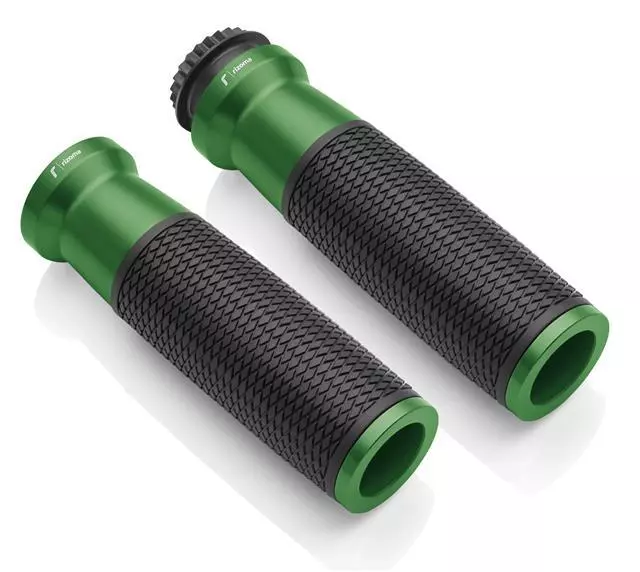 Rizoma Urlo Green Billet Aluminium Aprilia Handlebar Grips 22mm Clip On