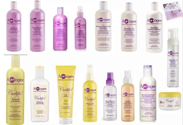 Aphogee & Curlific,DamagedHairs/Shampo/ProteinTreat/Keratin/CreamSets Full Range