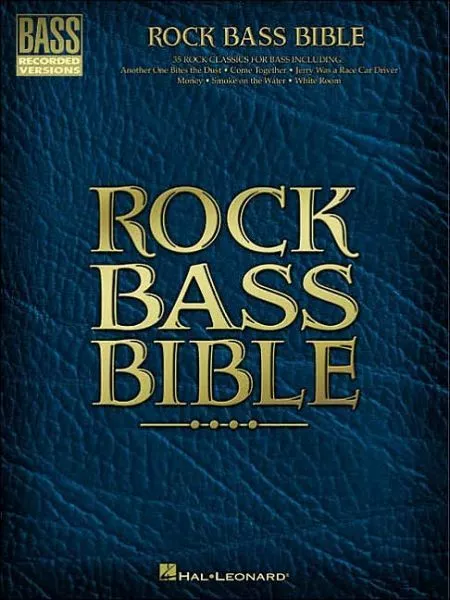 Rock Bass Guitar Bible Tab Sheet Music Song Book