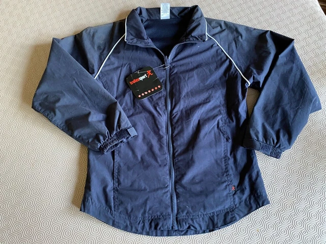Girls Blue Tracksuit Jacket From Trutex Sport Size Xxs 28-30 Chest Bnwt