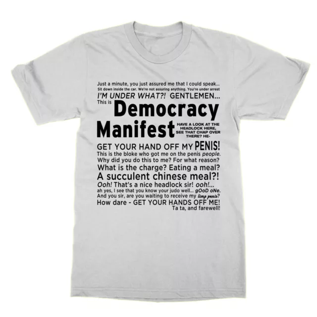 Democracy Manifest t-shirt present viral video funny nerd tee meme present gift