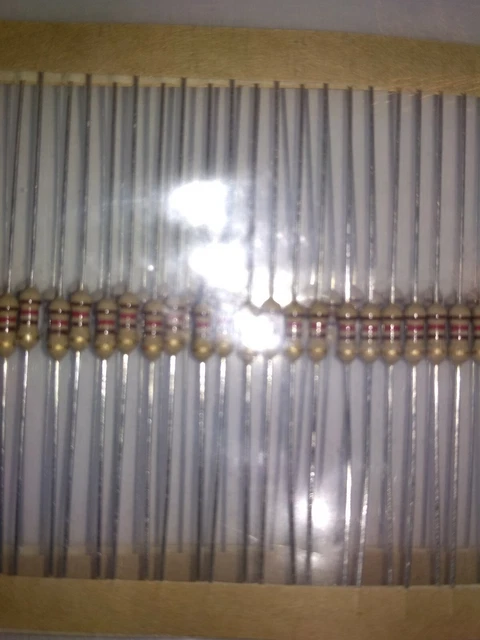 100 Stück Kohleschicht Widerstände 1W 100 Ohm - 5% Toleranz Für Elektronikprojekte