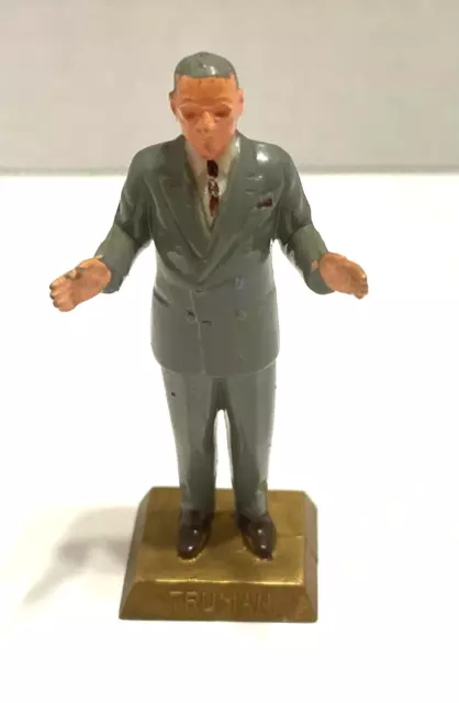 33rd President Harry Truman Vintage 1960s Marx Presidents Figure