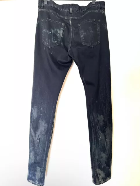 Saint Laurent Fall Winter 2016 oil stained D02 jeans sz 32 Hedi Slimane 2