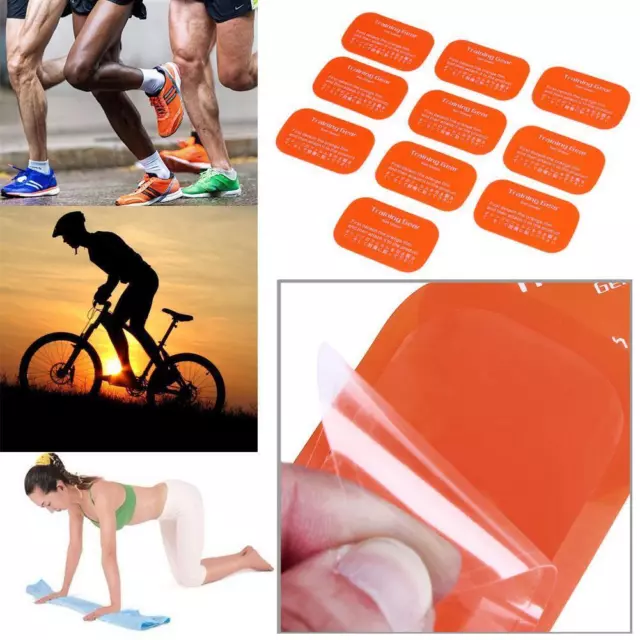 fr 10pcs/Set Abdomen Muscle Gel Pad Stickers Fitness Training Body Massager-1749