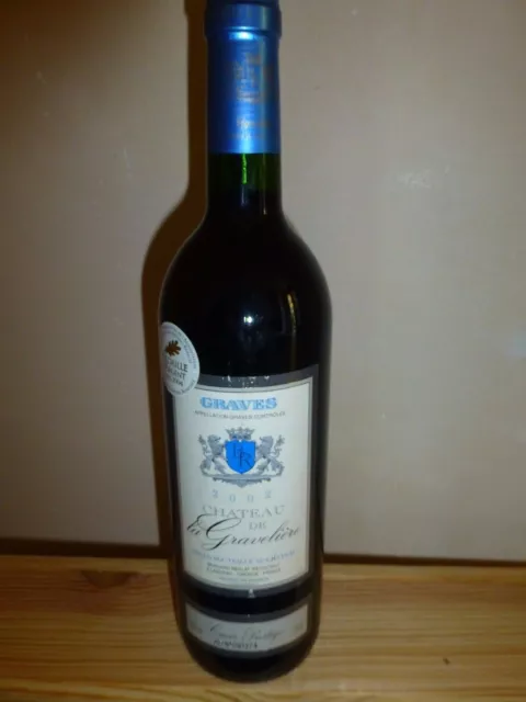 2002 GRAVES : CHATEAU DE LA GRAVELIERE 2002 : ROUGE 75 cl