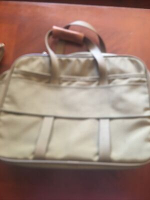 VTG Hartmann Ballistic Nylon & Leather Carry-On Bag