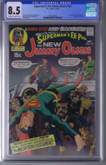 Superman's Pal Jimmy Olsen #134 DC Pub 1970 CGC 8.5(VF+) 1st appearance Darkseid