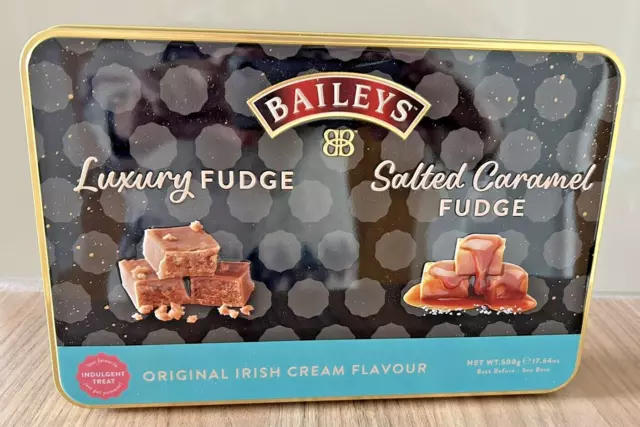 Gardiners of Scotland BAILEYS Luxury Irish Cream Fudge Tin - EMPTY