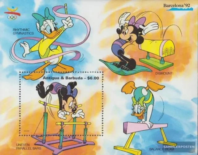 Antigua und Barbuda Block227 (kompl.Ausg.) postfrisch 1992 Walt-Disney-Figuren