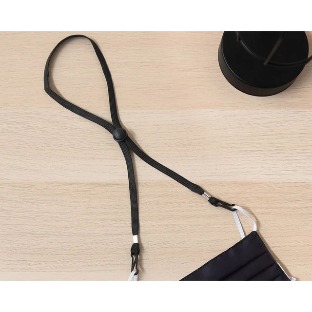 Schnur Schwarz 65 cm Einstellbar