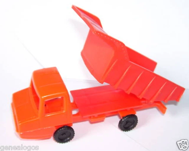 Miniature Berliet Stradair Benne Orange MOB FRANCE - Echelle 1/18 - 75 Cm - Occasion