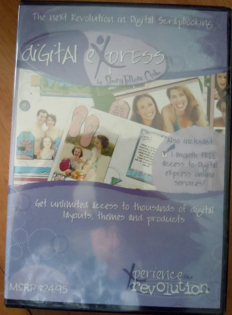 CD de álbum de recortes digital Digital Express sin abrir
