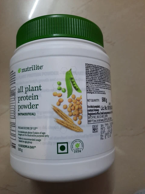 AMWAY NUTRILITE ALL Plant Protein Powder, 500 G £54.77 - PicClick UK
