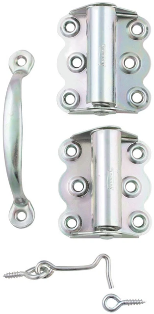 National Hardware  Zinc-Plated  Steel  Screen/Storm Door Hardware Set  1 pk
