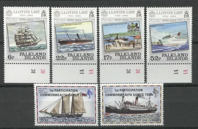 Schiffe, Ships - Falkland-Inseln - ** MNH