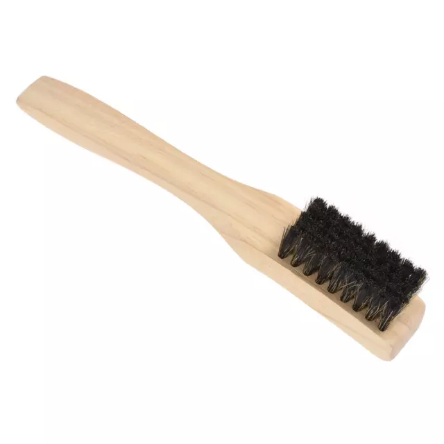 8.7 Inches Shoe Cleaning Brush, 1 Pack Shoe Cleaning Scrubber Wooden Color