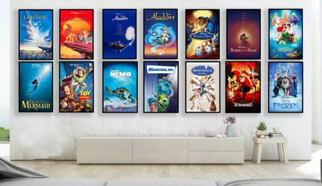 Aladdin 1992 Disney Framed Movie Poster Print Cinema A1 & 60X40Cm 3