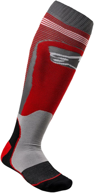 Alpinestars 4701820-318-L2X Sock Mx Plus1 Rd/Gy L/2Xl Calza