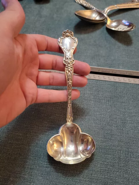 Antique Alvin Nuremburg Sterling Silver Large Ladle