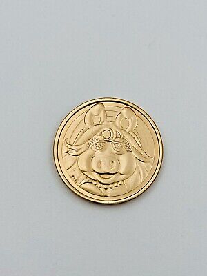 Rare 1995 Miss Piggy Jim Hensons Muppets Limited Edition Gold Striker Coin!