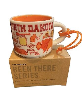 Starbucks Been There Series North Dakota 2 Oz Mug Ornament Espresso Mini Cup Mug
