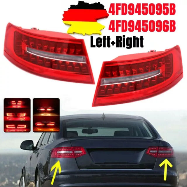 Für AUDI A6 C6 09-11 Rückleuchte LINKS + RECHTS Heckleuchte Schlussleuchte DE