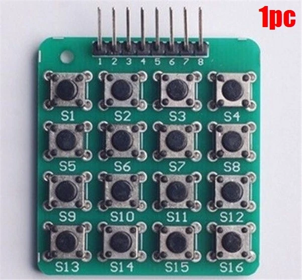 FOR ARDUINO 4X4 Matrix Keypad Keyboard Module Mcu Atmel Stmap S1/2 Ic ...