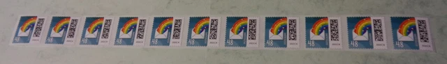 Elferstreifen Regenbogenbrief  selbstklebend 5.1.23 postfrisch 230-240 48er/500