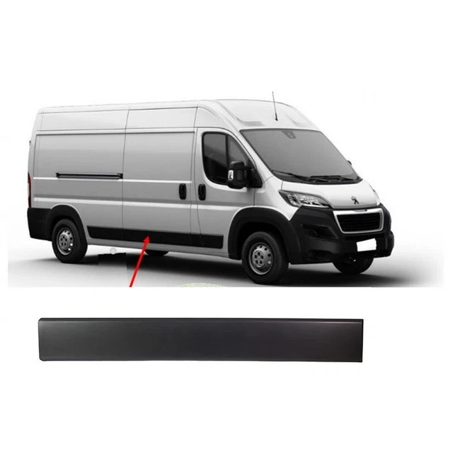 Baguette De Portière Arrière Droite Pour FIAT Ducato, CITROËN Jumper, PEUGEOT Boxer (2002-2006) - Noir D'origine
