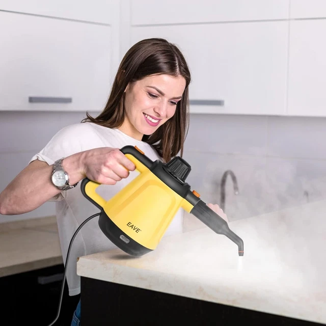 Nettoyeur Vapeur à Main 350ml 1050W - Avec Serpillière Et 11 Accessoires - Pour Canapé, Cuisine, Voiture, Punaises De Lit