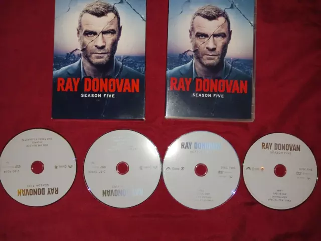 Ray Donovan Seasons 1, 2, 3, 4, and 5 DVD & Bluray Lot