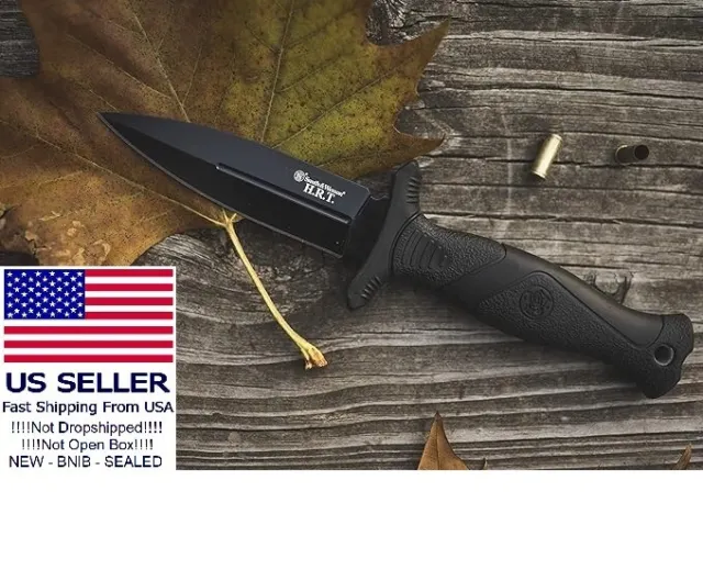 Smith & Wesson - High Carbon Stainless Steel - 4" Knife w/Sheath - Ships Fast!