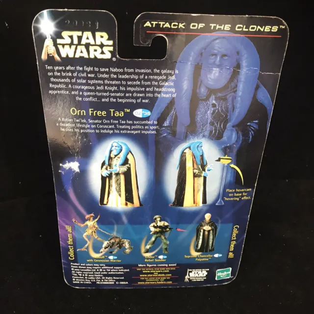 Star Wars ORN FREE TAA Attack of the Clones Figure Toy 2002 New VGC 6