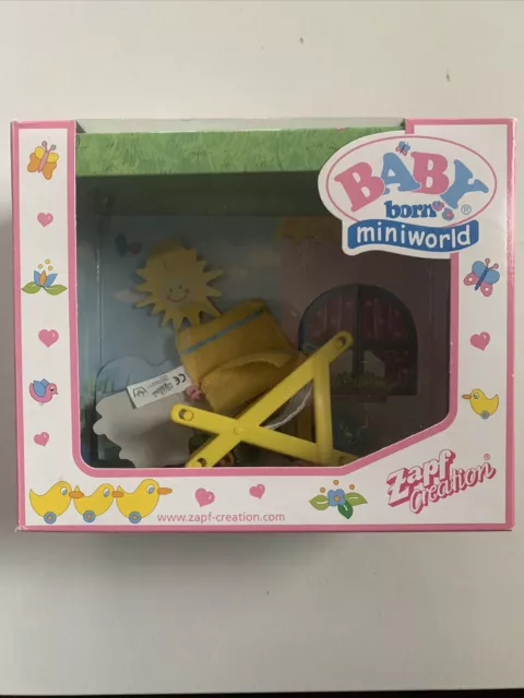 New In Box Baby Born Miniworld HAPPY BIRTHDAY Zapf Creation Mini