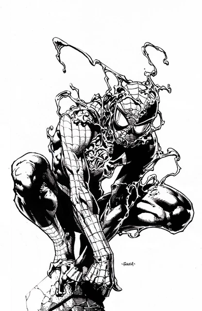 🕷 Amazing Spider-Man #35 David Finch Exclusive Virgin Sketch Variant Nm Venom