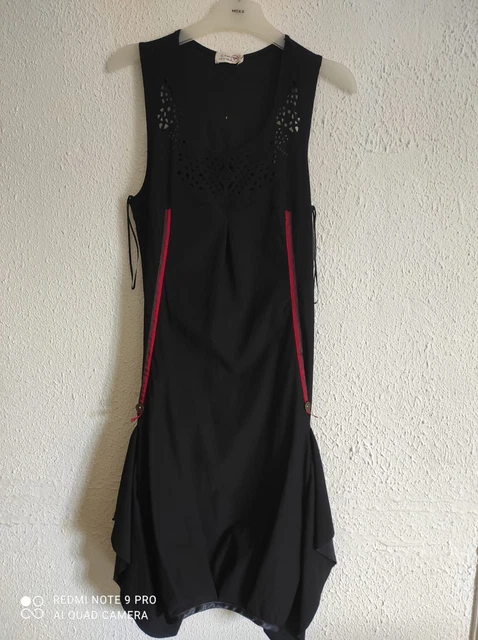 Robe Midi DECA De Vous A Nous Taille 38 - Blanc Multicolore - Made In France