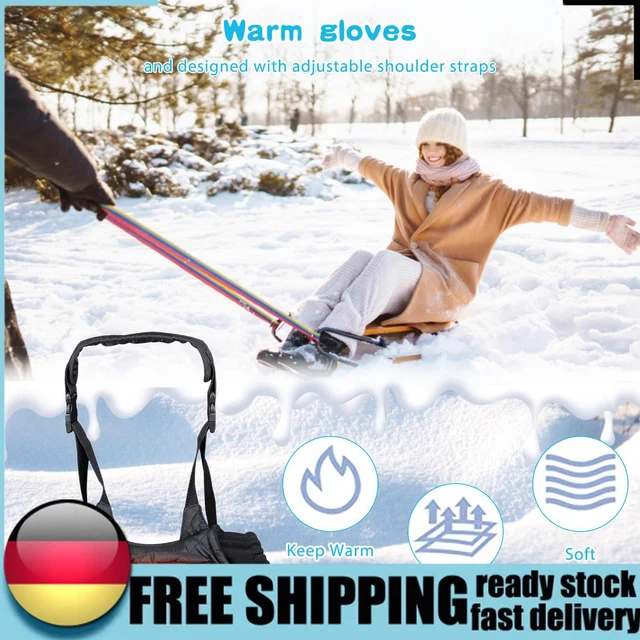 USB Heated Glove Waterproof Warm Hand Cover with Zipper Bags Winter Family Gifts