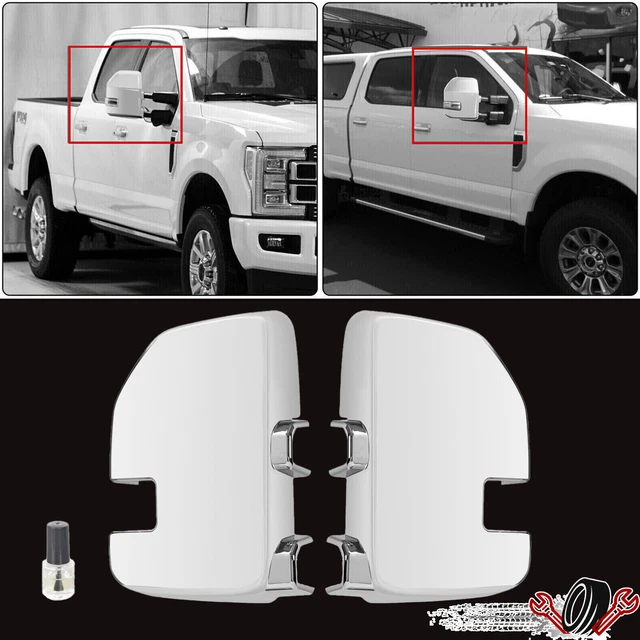 FOR 20172022 2019 Ford F250 F350 F450 Super Duty Chrome Full Mirror