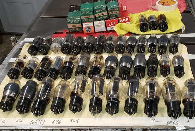 lot of 430+ Tubes Ham Radio GE ZENITH PHILCO RCA NOS