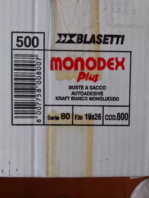 Blasetti -  495 Buste a sacco con strip adesivo  cm 19×26
