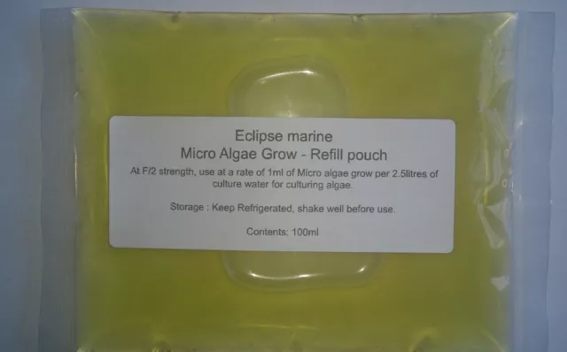 Pack de recharge de 100 ml. Engrais algue modifié Gillards F/2.