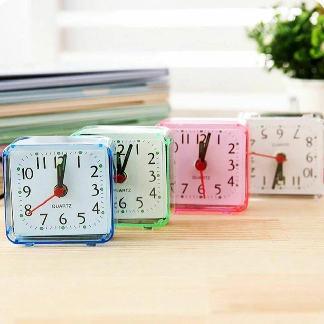 Alarm Clock Night Light Bell Alarm Bedroom Bedside Clock US Z6H0,✨ Alarm K6A0