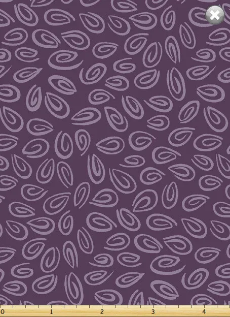 NEW - Susybee: Barnyard Buddies Purple Swirls - 50 cms x 110 cms -100% Cotton