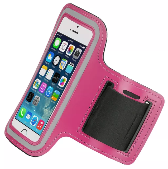 Kitsound Sports Armband for iPhone 5S,5 and 5SE Pink