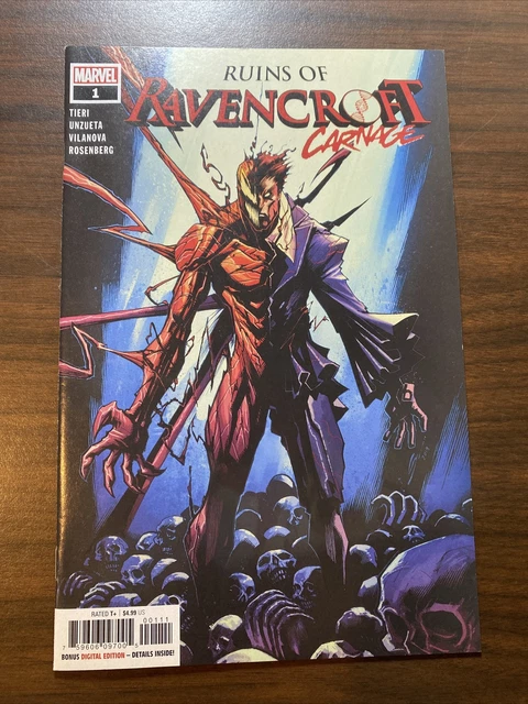 Ruins of ravencroft #1. CARNAGE! 2020 marvel 9.6. NM+