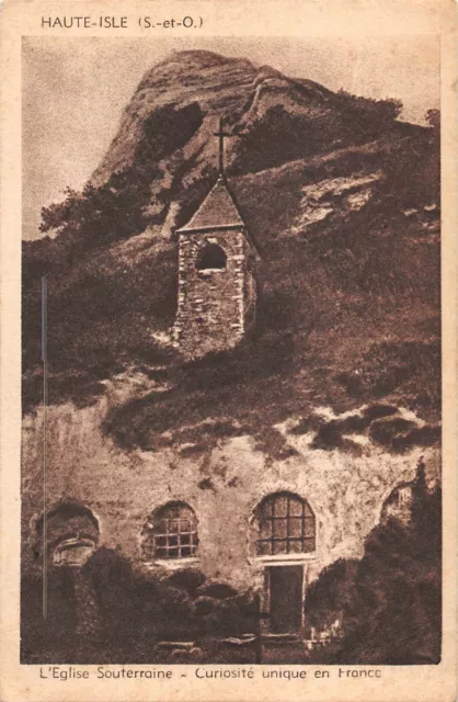 CPA-Haute-îsle l'église souterraine (126469)