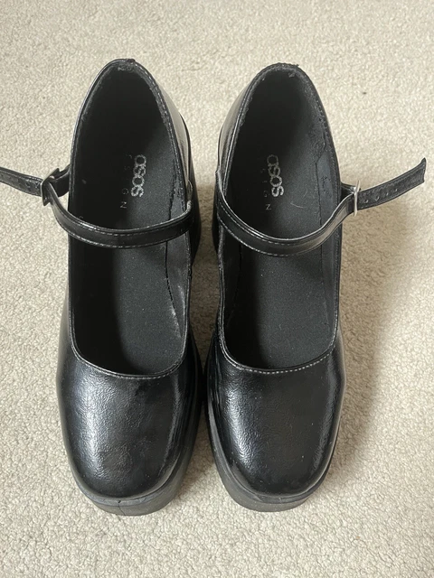 asos mint mary janes